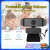 1080P Webcam Live Large View USB Wireless With Microphone For Video Conferencing Auto-Adjust Computer Camera