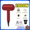 2800W Anion Hair Dryer UK Plug Electric Blue-Ray Hot/cold Air Adjustable Wind Speed Fast Hair Dryer