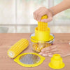 Migecon Manual Yellow Corn Stripper Maize Peeler Cob Cutter Zester Kitchen Accessories Vegetable Tools