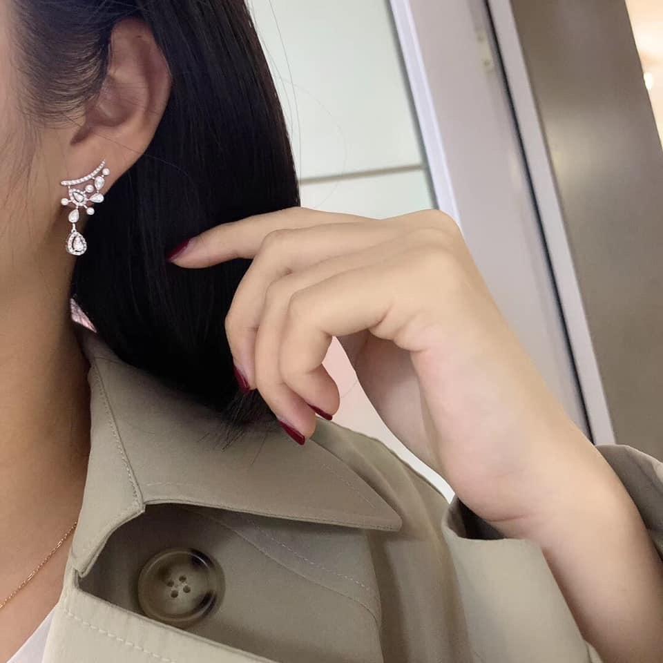 18K Gold + Diamond Earring
