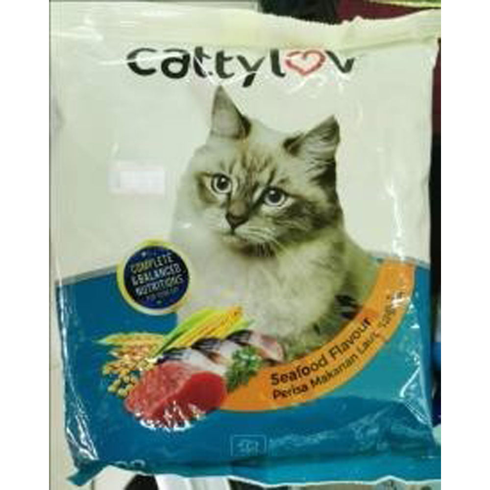 Cattyluv Dry Cat Seafood - Per Carton