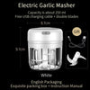 Garlic Machine Wireless Garlic Cutter 100ML & 250ML Mini Handheld Food Chopper Electric Waterproof Safe Meat Grinder Kichen Tool
