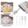 Egg Beater Hand Mixer Electric Handheld Stainless Steel Manual Food Processor Baking Free 4 Sticks Blenders