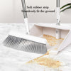 2In1 Foldable Broom Dustpan Set Home Office Standing Buckle Soft Bristles Filter Hair Sweeping Tools