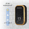 Waterproof Wireless Door Bell LED Light Button Self-Powered No-Battery Home Intelligent Cordless Door Bell 150 Meters Range 45 Ringtones