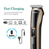 KM-418 Electric Hair Clipper Power Men Waterproof Rechargable With 3 Guide Combs Handhold Trimmer