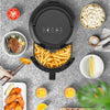 4.5L Air Fryer Electronic Big-capacity Deep Fryer Timer Temperature Control Smoke-free Fries Kitchen Healthy Food Cooker Low Fat Oil Free Chicken Grilling Fryer Oven