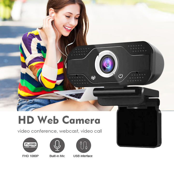 Webcam 1080HD With Microphone USB Drive-Free Online Course Study Live Video Conference For PC