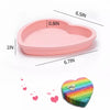 Migecon 4pcs/set Silicone Cake Mould Pan 6 inch Layer Cake Pan Round Heart Shape Baking Trays & Pans Baking Tools & Accessories Suitable for Oven