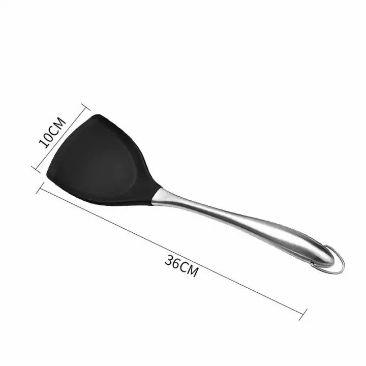 Migecon Non-Stick Silicone Shovel High Temperature Resistant Frying Pan Scoop Fried Shovels Kitchen Accessories