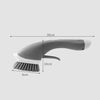 Migecon New Handheld Kitchen Cleaning Brush with Soap Container Dispenser, Washing Brush for Dish, Bowl, Pan, Pot, WIndows, Floor