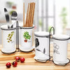 Migecon Ceramic Chopsticks Tube Rack and Spoon Storage Rack Box Kitchen multi-function Utensils Holder for Home Kitchen