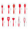 10PCS Cooking Utensils Set Silicone Non-stick Utensils Kitchenware Heat Resistant Home Baking Set Cooking Spoon Tools