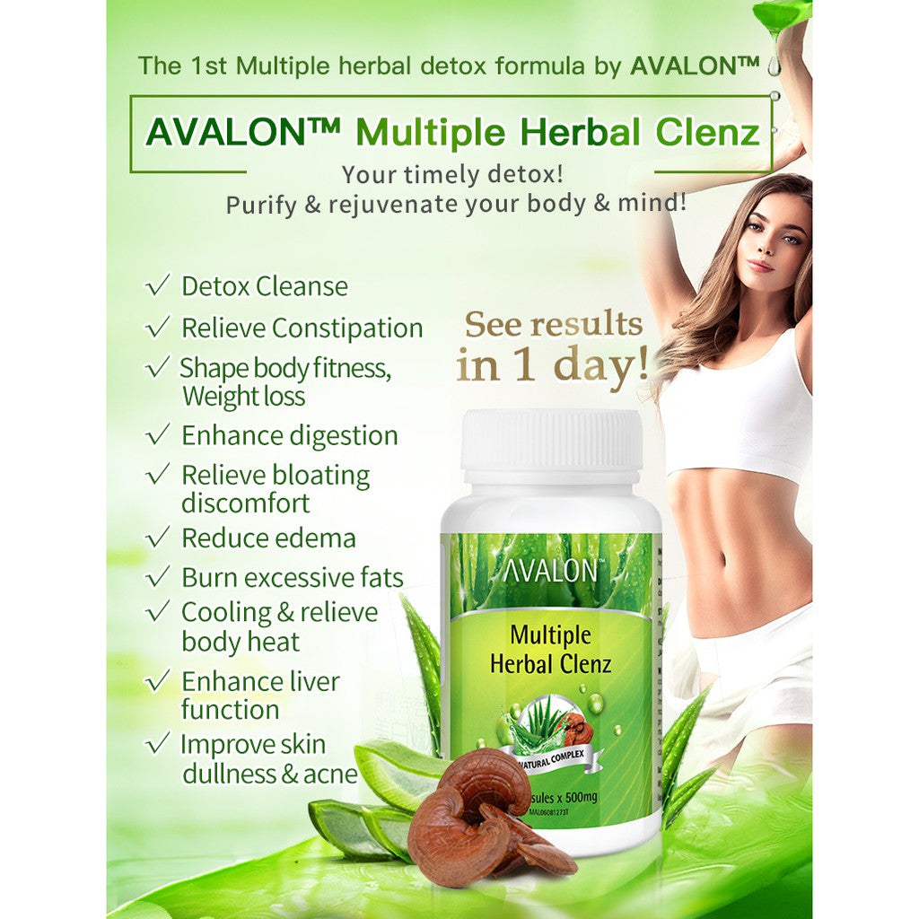 Avalon Multiple Herbal Clenz 60 capsules