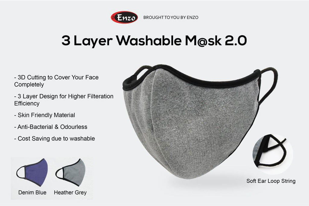 Enzo Washable Mask (For Kids)