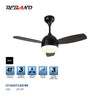 Rebano Gust 42" Non-LED Black Decorative Ceiling Fan