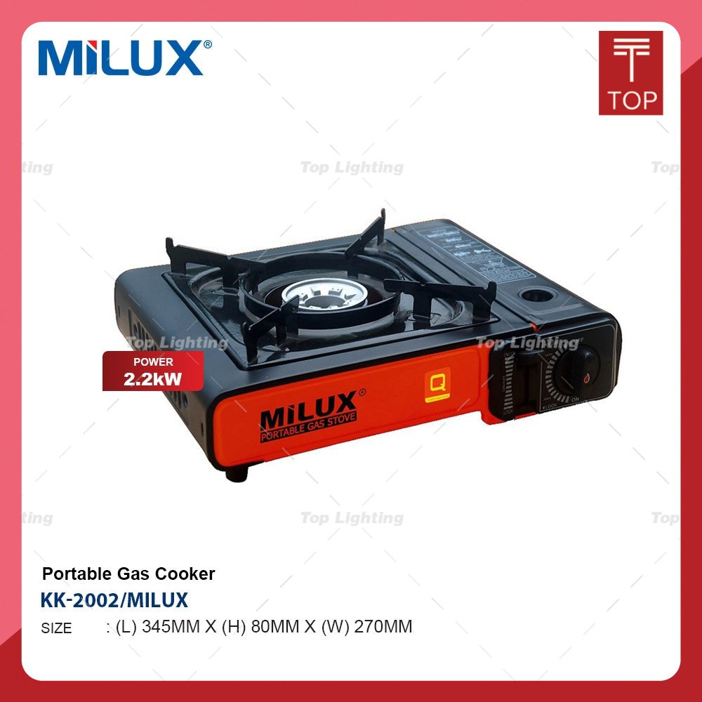 Milux KK-2002 Portable Gas Cooker