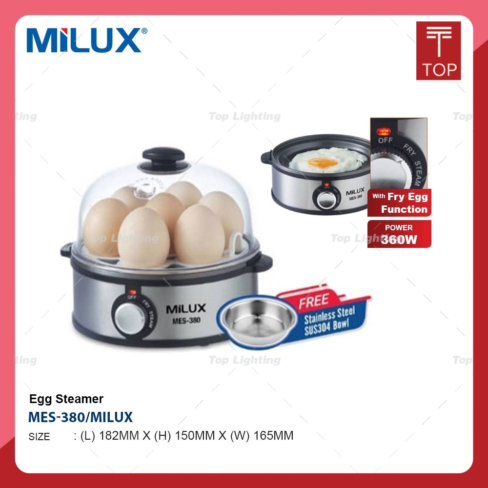 Milux MES-380 Egg Steamer