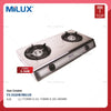 Milux YS-2020B Double Burner Gas Cooker