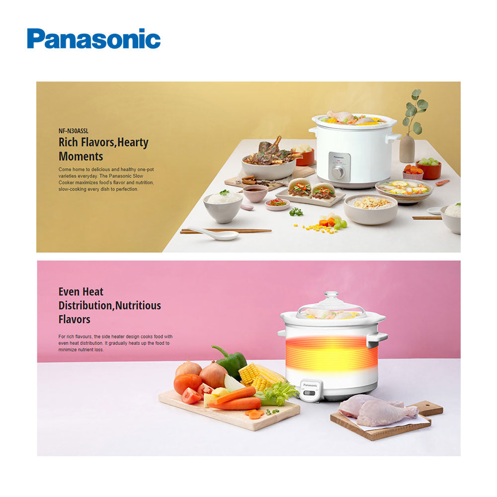 Panasonic NF-N30ASSL 3.0L Slow Cooker