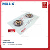 Milux MGH-222 3.2KW Built-in Tempered Glass Double Burner Gas Cooker Hob