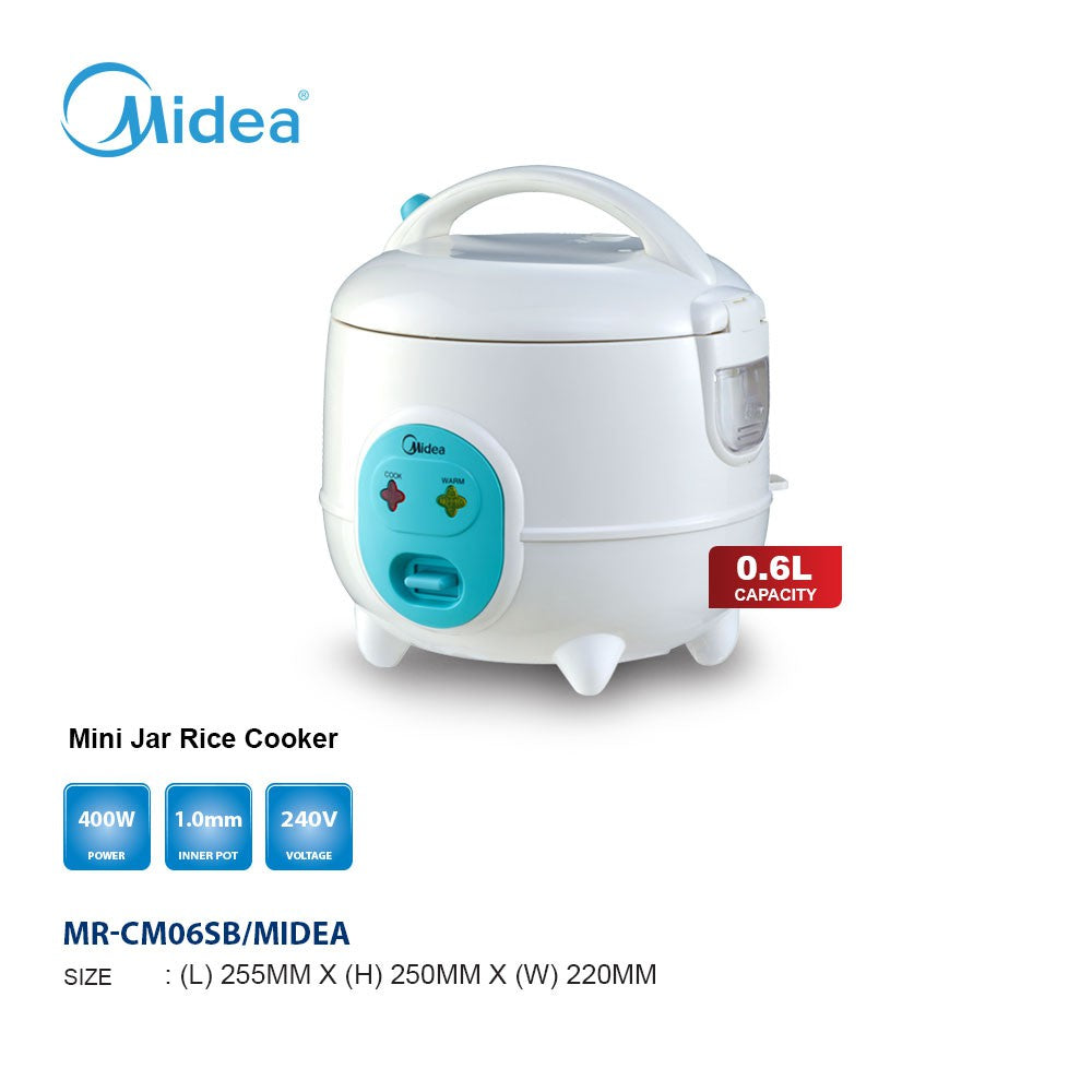 Midea MR-CM06SB/MR-CM06SC 0.6L Mini Jar Rice Cooker