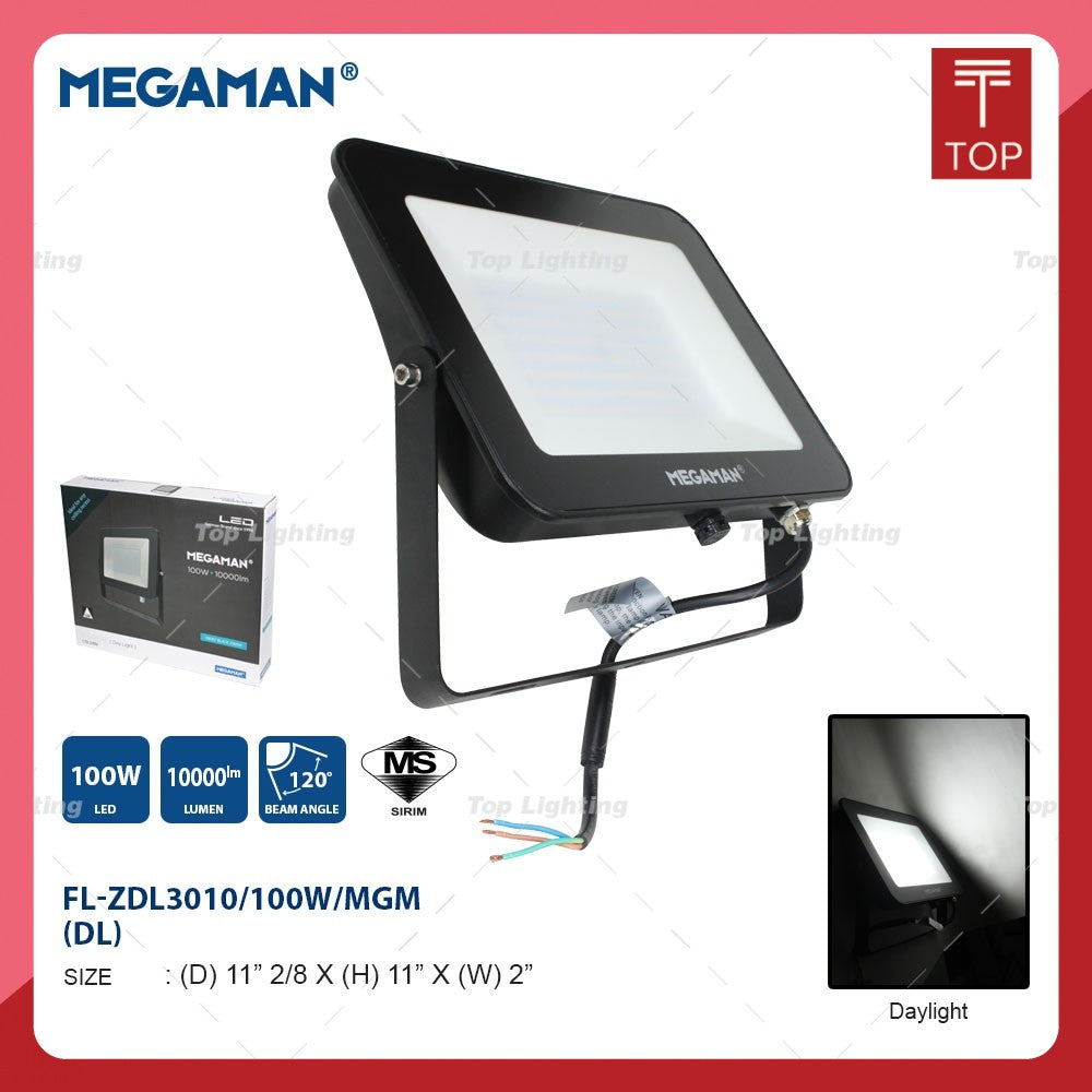 MEGAMAN 100W DL 6500K LED Floodlight