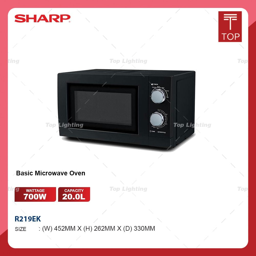 Sharp R219EK 700W 20L Microwave Oven