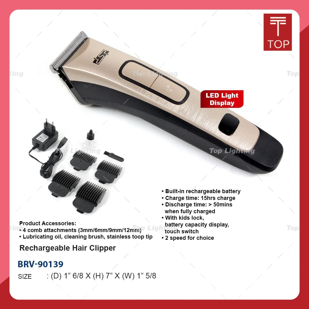 DSP 90139 Rechargeable Hair Clipper