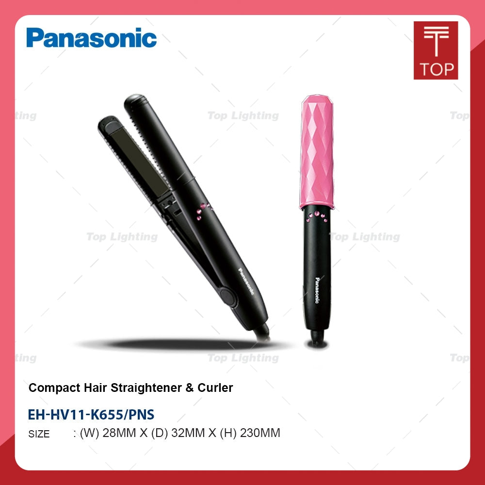 Panasonic EH-HV11-K655 Compact Hair Straightener & Curler