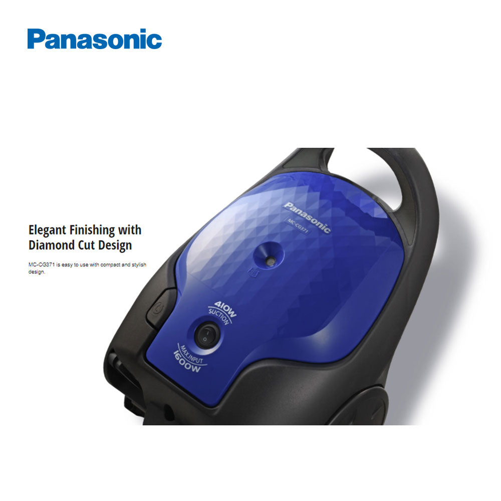 Panasonic MC-CG371AV47 1600W Light & Powerful Bagged Vacuum Cleaner