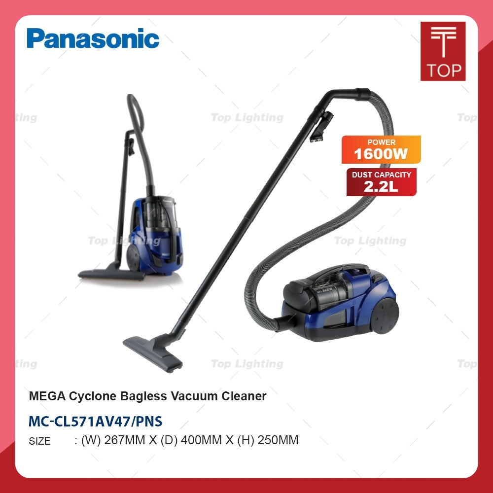 Panasonic MC-CL571AV47 1600W Mega Cyclone Bagless Vacuum Cleaner